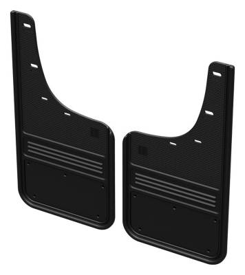 Gatorback - Gatorback 12" Front Mud Flaps Set Black Silverado HD GCR202F-BK