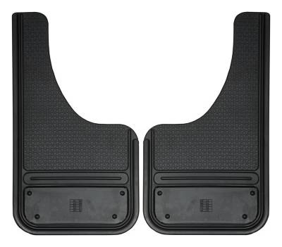 Gatorback - Gatorback Mini Cut-Style 10"x18" Black Mud Flaps No Plate GB1018CUTBK