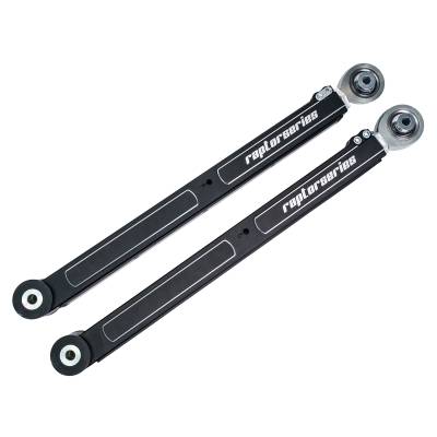 Raptor Series - Raptor 150208-43580 Rear Lower Control Arms Forged Billet Aluminum Black 0-3.5"