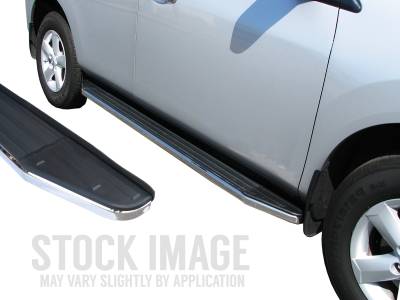 Steelcraft - Steelcraft 155120 Black Running Boards w/Stainless Trim for 16-22 Honda Pilot
