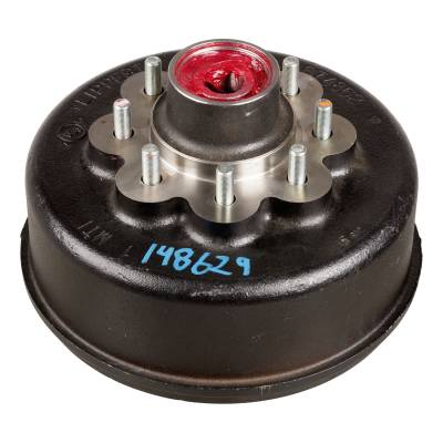 CURT - CURT 148629 RV Brake Drum Hub Assembly for 8000-lb. Axle 8x6.5 9/16" Stud