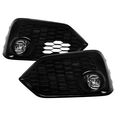 Spyder Auto - Spyder Auto 9043338 OEM Fog Light w/Switch Clear for 17 Honda Civic
