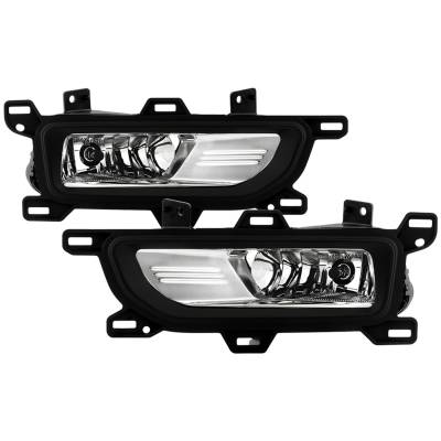 Spyder Auto - Spyder Auto 9051326 Clear Fog Lights w/Switch for 20-22 Nissan Titan