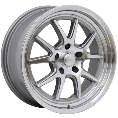 Rocket Racing Wheels - Rocket Racing Wheels TTR19-887355 Attack 18x8 5x5.0 25.6mm Titanium