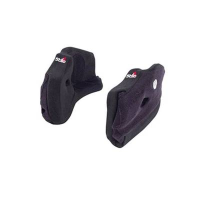 Stilo - Stilo YA0825MM20 Helmet ST5 Series Helmet Cheek Pads 20mm Black Pair
