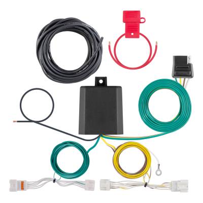 CURT - Custom Wiring Harness 4-Way Flat Output Select Hyundai Sonata