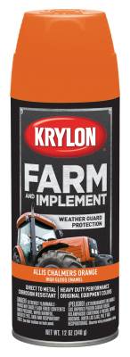 Krylon - Krylon 1940 Farm & Implement Paints Allis Chalmers Orange 12oz