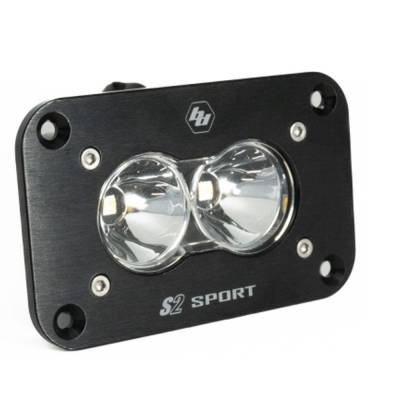 Baja Designs - Baja Designs 541001 S2 Sport Black Flush Mount LED Auxiliary Light Pod