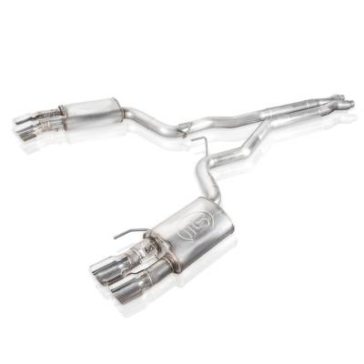 Stainless Works - Stainless Works M18CBXFCV Redline X-Pipe Catback Factory Connect w/Valve