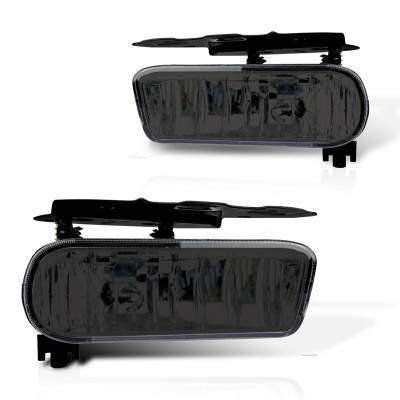 Winjet - Winjet CFWJ-0387-S Smoke Fog Lights for 02-06 Cadillac Escalade