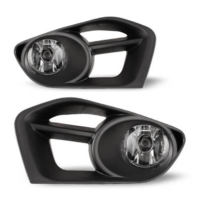 Winjet - Winjet CFWJ-0419-C Clear Fog Lights w/Wiring Kit for 11-14 Nissan Murano