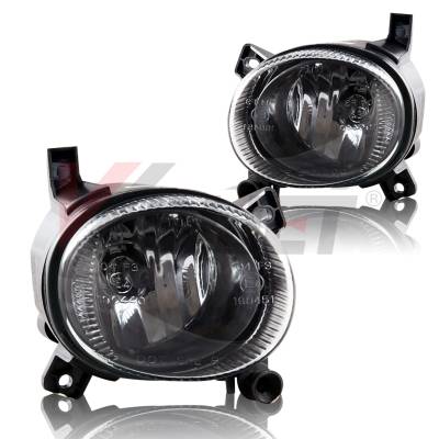 Winjet - Winjet CFWJ-0496-C Clear Fog Lights for 09-11 Audi A4