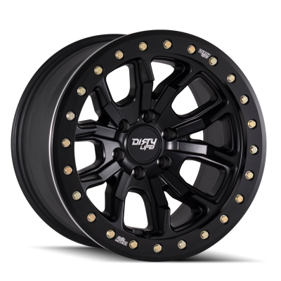 Dirty Life - Dirty Life 9303 DT-1 17x9 5x5.5 -38mm Matte Black 9303-7985MB38