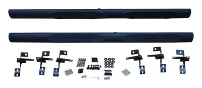 RT Offroad - RT Offroad RT26060 Textured Black Tube Side Steps for 07-18 Jeep Wrangler JK 4DR