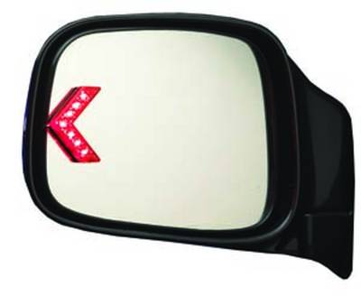 Cipa Mirrors - CIPA Mirrors 08800 Stick-on Turn Signal Features Super-bright LED bulbs