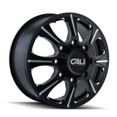 Cali Offroad - Cali Offroad 9105-2879BF 9105 Brutal 20x8.25 8x210 127mm Black/Milled