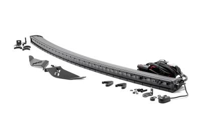 Rough Country Suspension Systems - Rough Country 93128 Windshield Mount 50" LED Light Bar Kit for Polaris Ranger