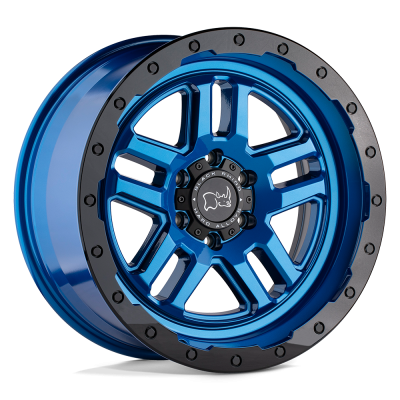 Black Rhino Hard Alloys - Black Rhino Wheels BARSTOW 20x9.5 6x135 12mm Blue/Black 2095BTW126135B87