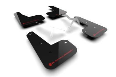 Rally Armor - Rally Armor MF129-UR-BLK-RD Black Mud Flap w/Red Logo