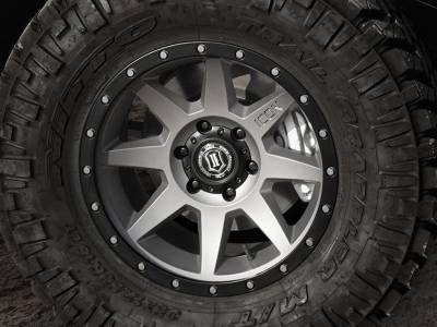 ICON Alloys - Icon 89122024B LUG NUT Kit BLACK 1/2" 24-COUNT w/KEY