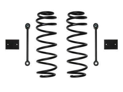 ICON Vehicle Dynamics - ICON 22026 2.5" Lift Rear Dual Rate Spring Kit for 18-23 Jeep Wrangler JL