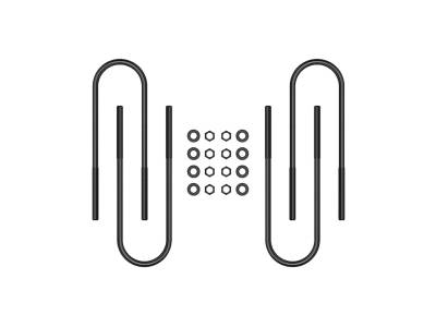 ICON Vehicle Dynamics - ICON 37003 Rear 15" U-Bolt Kit for 99-10 Ford F250/F350