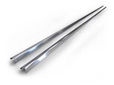 AMP Research - AMP Research AMP75150-01A PowerStep 85" Chrome Trim Stirp Works w/Boards 75146/7