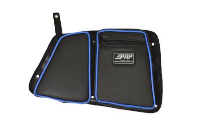 PRP - PRP E41-V Rear Door Bag w/Knee Pad for Polaris RZR Passenger Side Blue