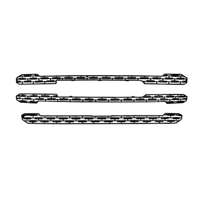 Coast To Coast - Coast To Coast GI163BLK Grille Insert 3PC Honeycomb Style Black