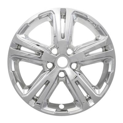Coast To Coast - Coast To Coast IWCIMP417X 17" Chrome 5-Double Spoke Snap-On Wheel Skin 4pc