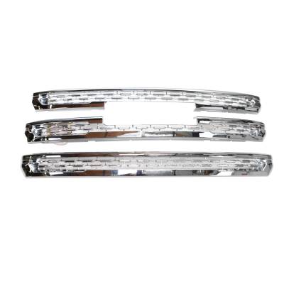 Coast To Coast - Coast To Coast IWCGI175 Grille Insert 3PC Bar Style Chrome Plastic