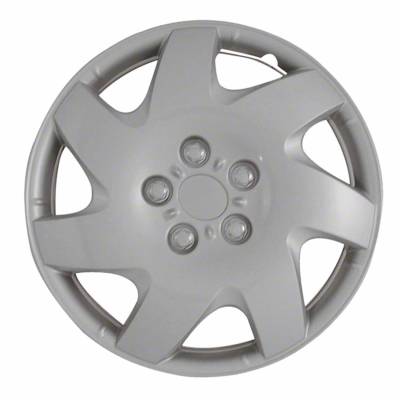 Coast To Coast - Coast To Coast IWCB808816S 16" Silver 7 Spoke Wheel Covers Plastic 4pc