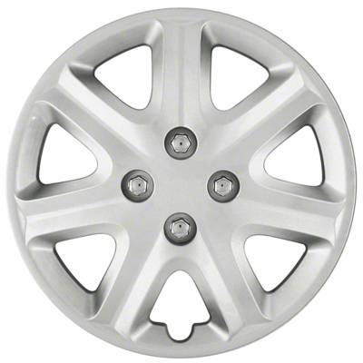 Coast To Coast - Coast To Coast IWCB890215S 15" Silver 7 Spoke Wheel Covers Plastic 4pc