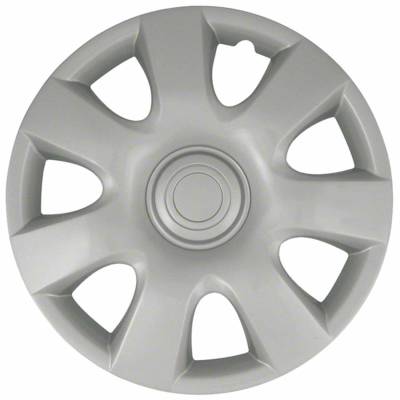 Coast To Coast - Coast To Coast IWCB94415S 15" Silver 7 Spoke Wheel Covers Plastic 4pc