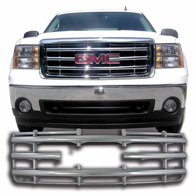 Coast To Coast - Coast To Coast IWCGI42 Chrome Bar Grille Insert Overlay 1 Piece w/Emblem