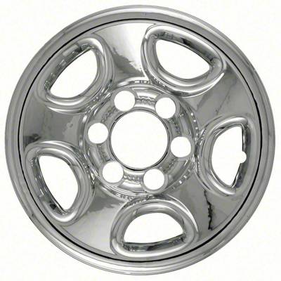 Coast To Coast - Coast To Coast IWCIMP08X Chrome 16" 5 Flat Spoke Wheel Skin 4pc Snap-On