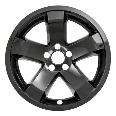 Coast To Coast - Coast To Coast IWCIMP355BLK Black 18" 5 Spoke Wheel Skin 4pc Snap-On