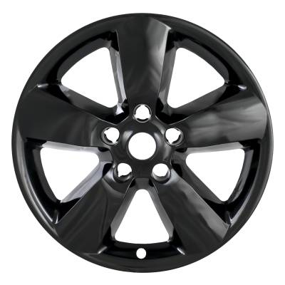 Coast To Coast - Coast To Coast IWCIMP361BLK 20" Wheel Skin 5 Spokes Gloss Black Snap-On 4pc