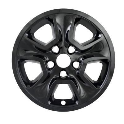 Coast To Coast - Coast To Coast IWCIMP365BLK 17" Wheel Skin 5 Spokes Gloss Black Snap-On 4pc