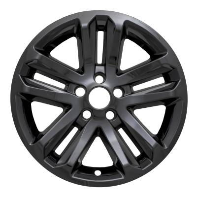 Coast To Coast - Coast To Coast IWCIMP370BLK 18" Wheel Skin 5 Split Spokes Gloss Black SnapOn 4pc