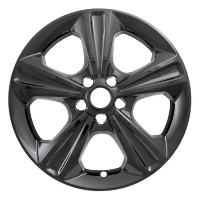 Coast To Coast - Coast To Coast IWCIMP371BLK 17" Wheel Skin 5 Spokes Gloss Black Snap-On 4pc