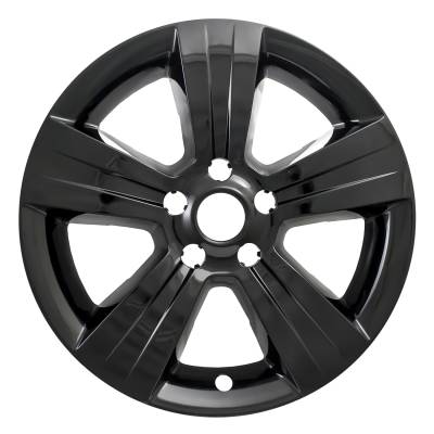 Coast To Coast - Coast To Coast IWCIMP373BLK 17" Wheel Skin 5 Spokes Gloss Black Snap-On 4pc