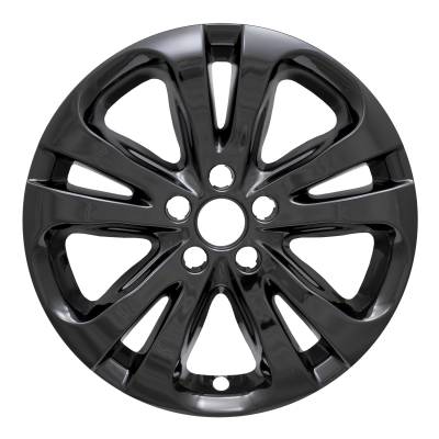 Coast To Coast - Coast To Coast IWCIMP388BLK 17" Wheel Skin 5 Split Spokes Gloss Black SnapOn 4pc