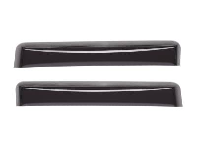 Weathertech - Weathertech 81765 Side Window Rear Deflector Set Dark Tint