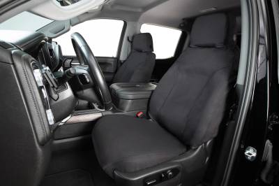 Seat Saver - Seat Saver SS2359PCCH Polycotton SeatSaver Front Row Seat Covers Charcoal
