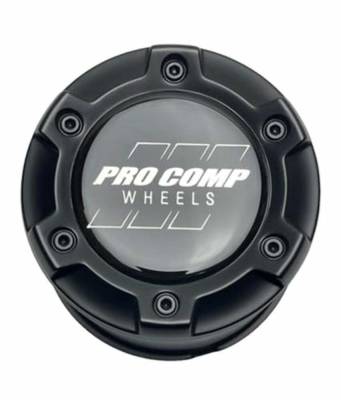 Pro Comp Wheels - Pro Comp Wheels Replacement Center Cap Satin Black PXA504442502