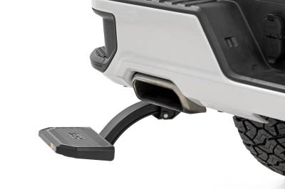 Rough Country Suspension Systems - Rough Country Retractable Truck Bed Step Black Silverado/Sierra 1500 PW049798