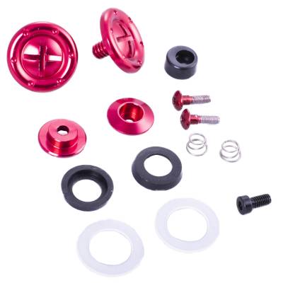 Racequip - RaceQuip 205111RQP Face Shield Pivot Kit for PRO & VESTA Helmets Red