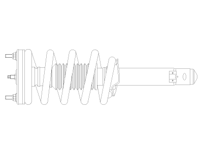 GSP - GSP 882862 Chrysler Dodge 6.2 6.4 Front Strut & Coil Spring Assembly