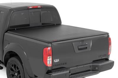 Rough Country Suspension Systems - Rough Country 42805500 Soft Roll-up Vinyl Tonneau Cover for 05-21 Frontier 5'